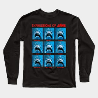 Expressions of Jaws Long Sleeve T-Shirt